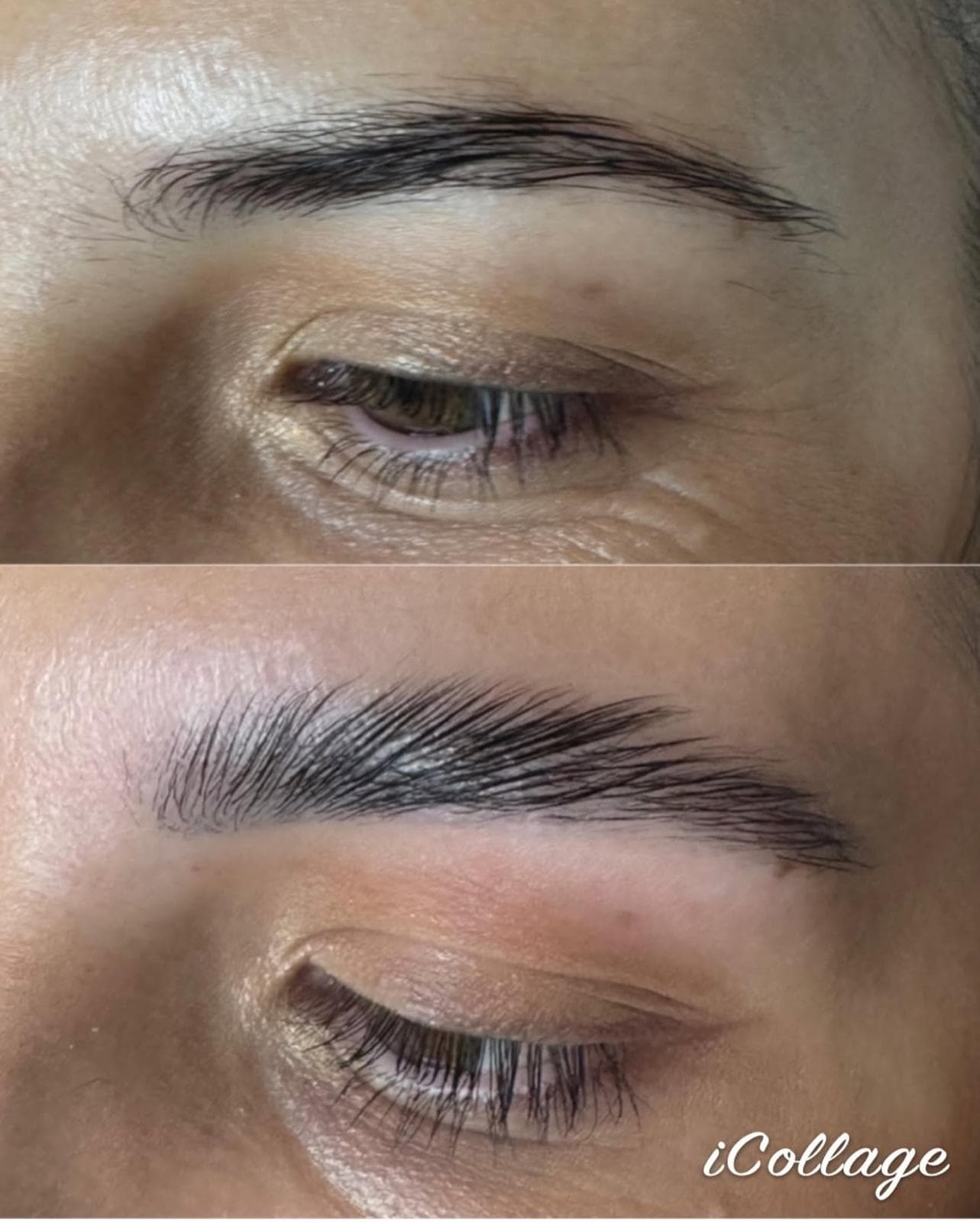 Laminare sprâncene realizată la MIVI beauty style București